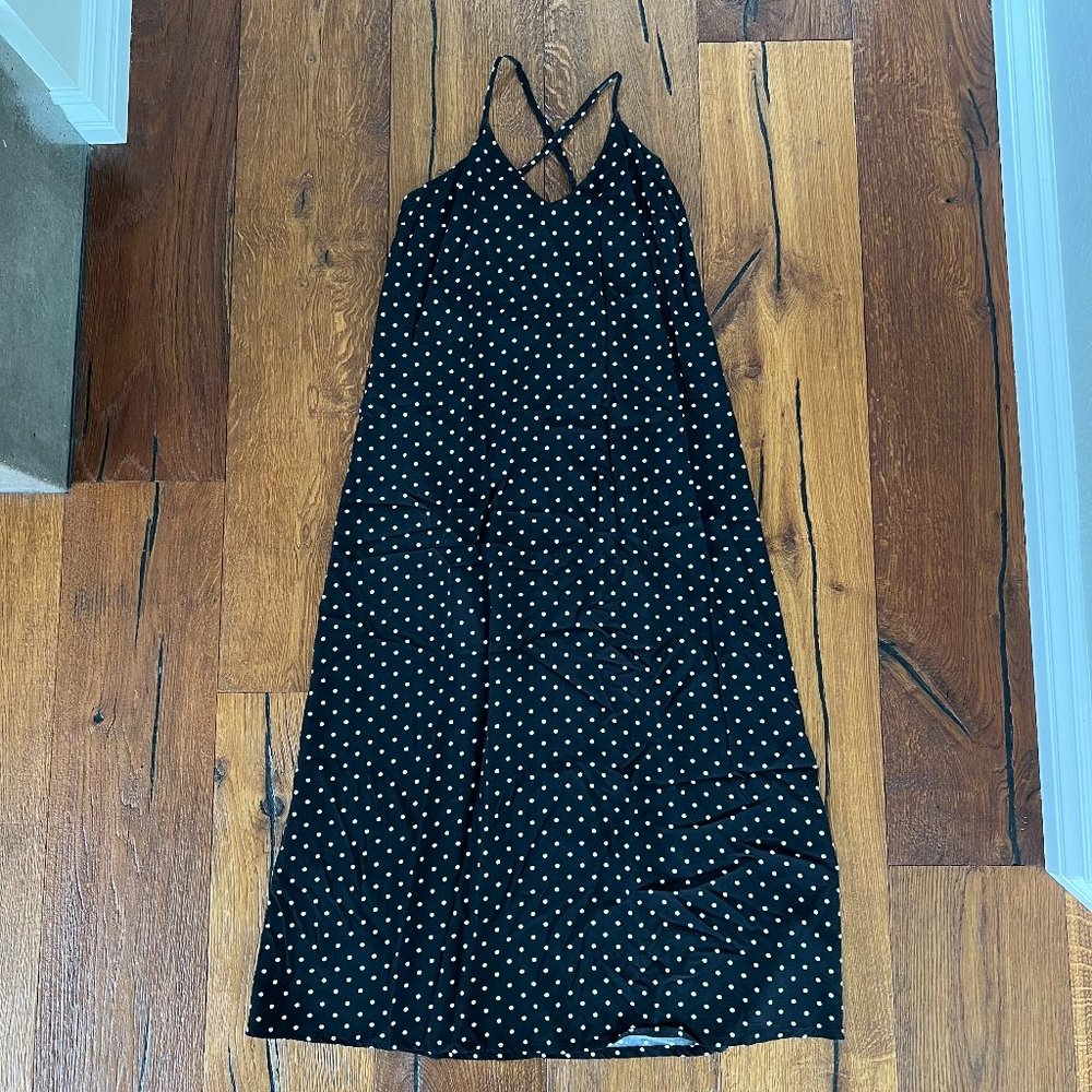 Polka Dot Maxi Dress